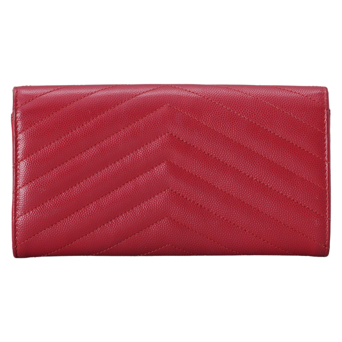 YVES SAINT LAURENT(USED)생로랑 372264 모노그램 쉐브론 장지갑